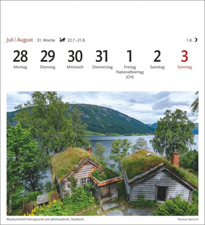 Norwegen - Sehnsuchts-Kalender 2025 - Harenberg