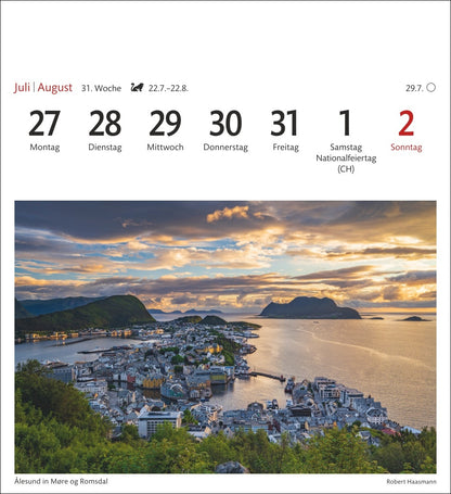 Norwegen - Sehnsuchts-Kalender 2026 - Harenberg