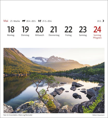Norwegen - Sehnsuchts-Kalender 2026 - Harenberg
