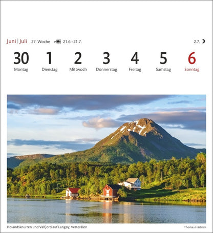 Norwegen - Sehnsuchts-Kalender 2025 - Harenberg