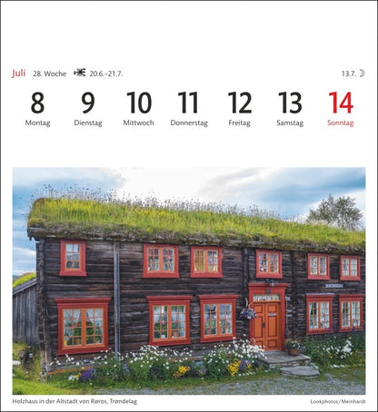 Norwegen - Sehnsuchts-Kalender 2024 - Harenberg