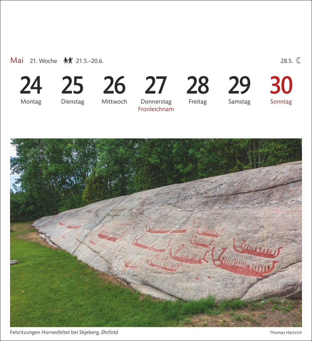 Norwegen - Sehnsuchts-Kalender 2027 - Harenberg