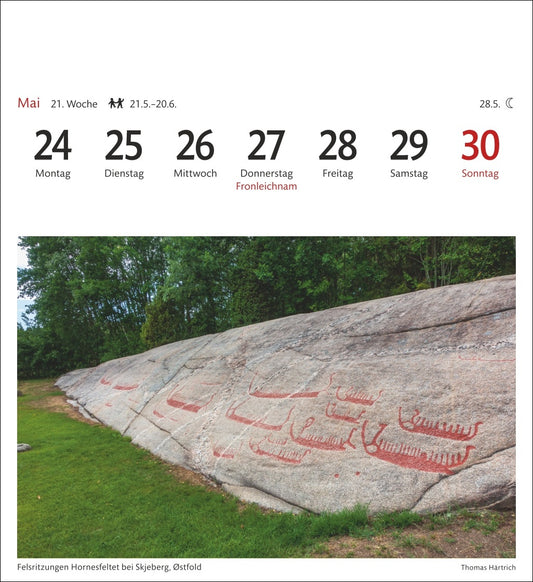 Norwegen - Sehnsuchts-Kalender 2027 - Harenberg