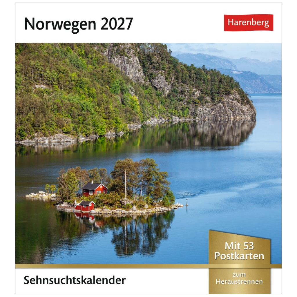 Norwegen - Sehnsuchts-Kalender 2027 - Harenberg