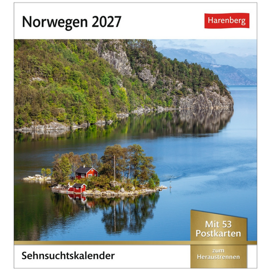 Norwegen - Sehnsuchts-Kalender 2027 - Harenberg