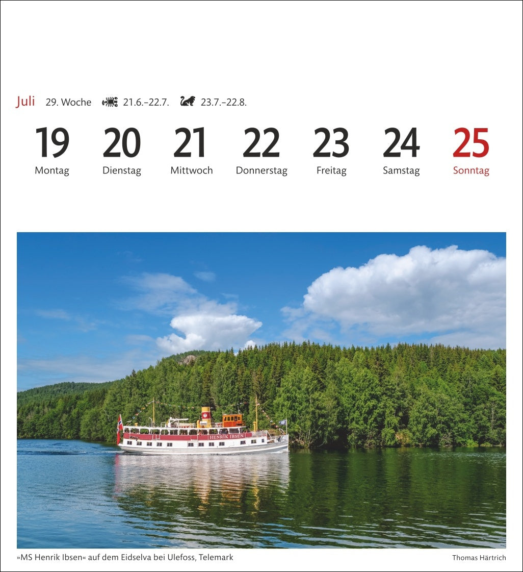 Norwegen - Sehnsuchts-Kalender 2027 - Harenberg