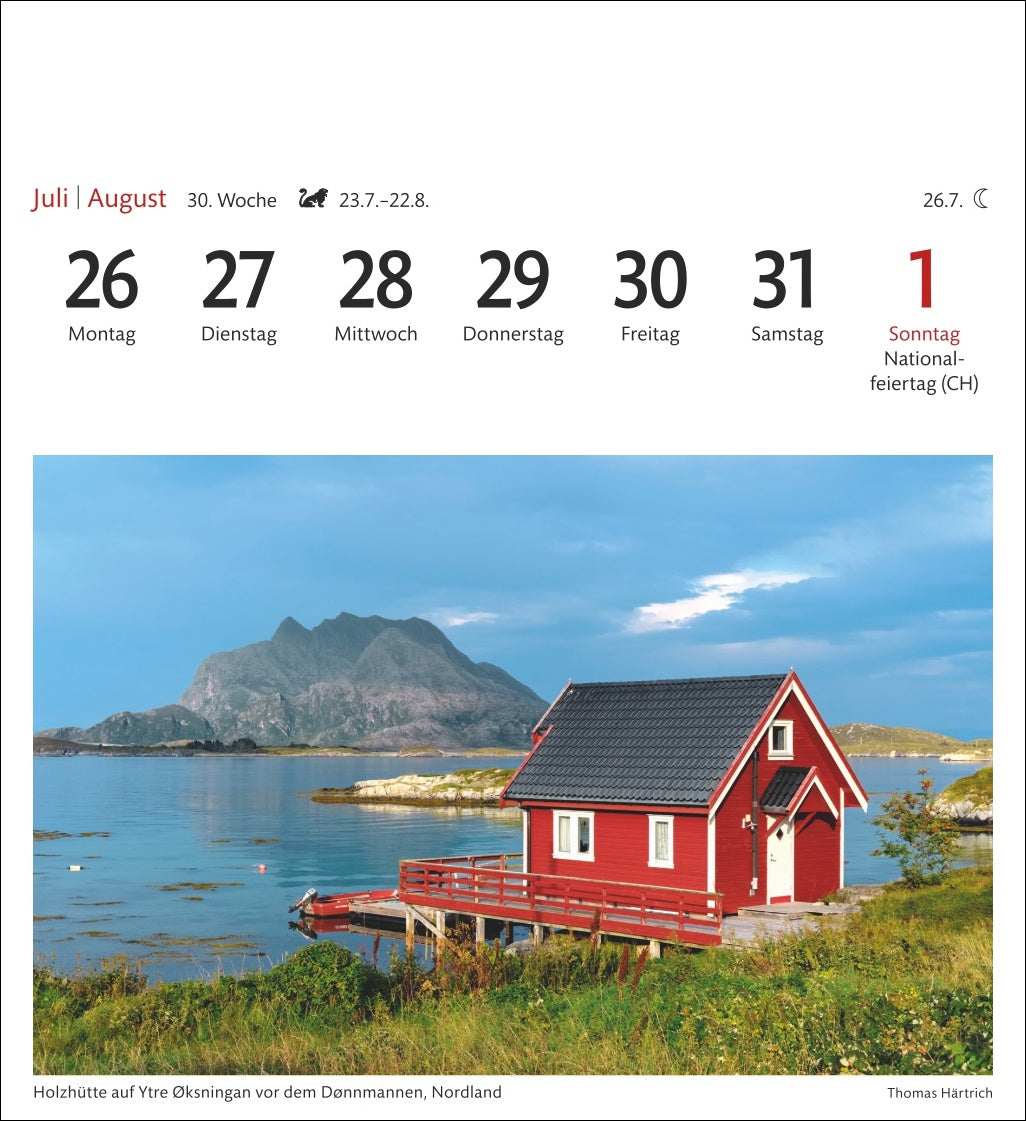 Norwegen - Sehnsuchts-Kalender 2027 - Harenberg