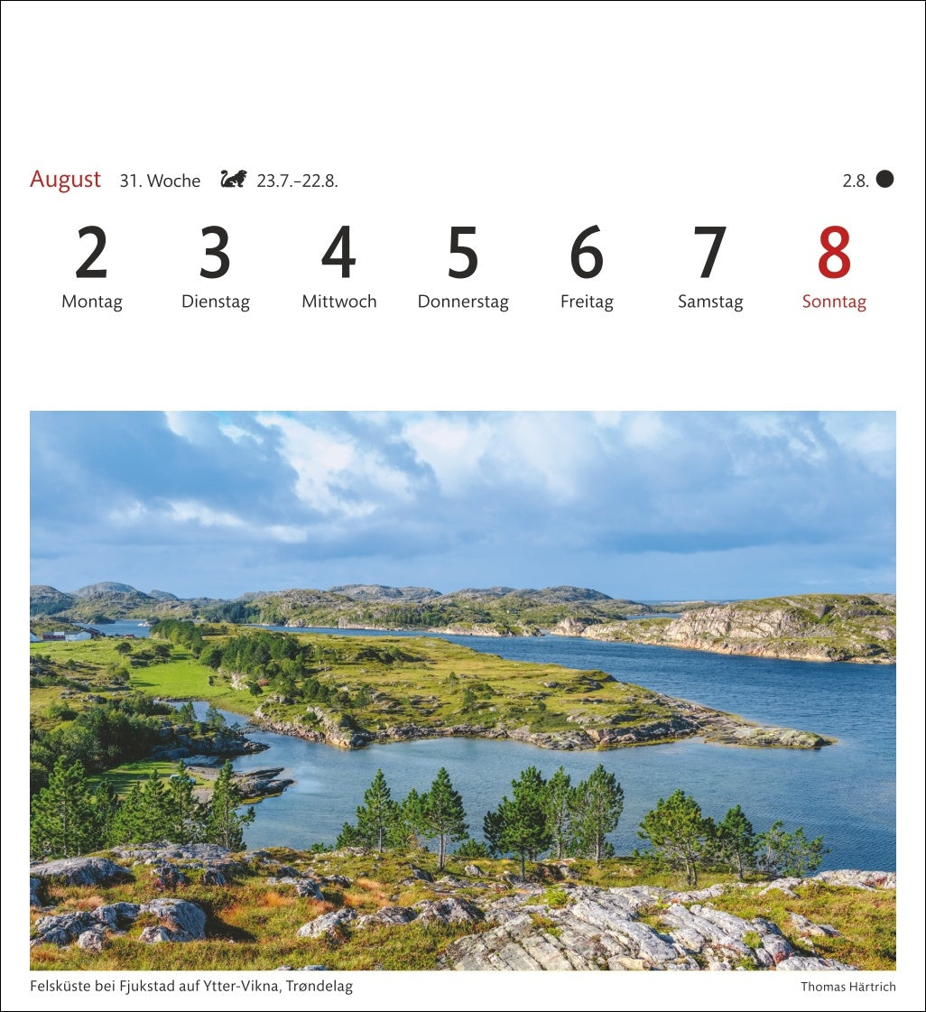 Norwegen - Sehnsuchts-Kalender 2027 - Harenberg
