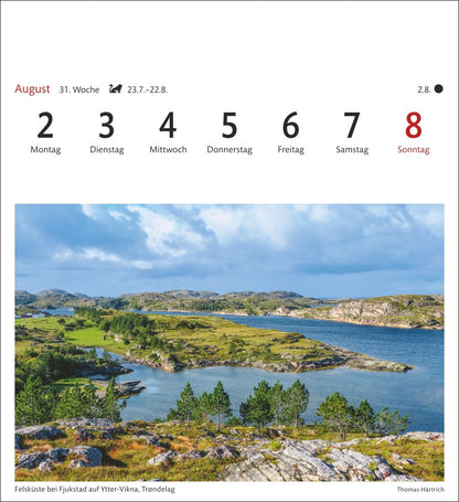 Norwegen - Sehnsuchts-Kalender 2027 - Harenberg