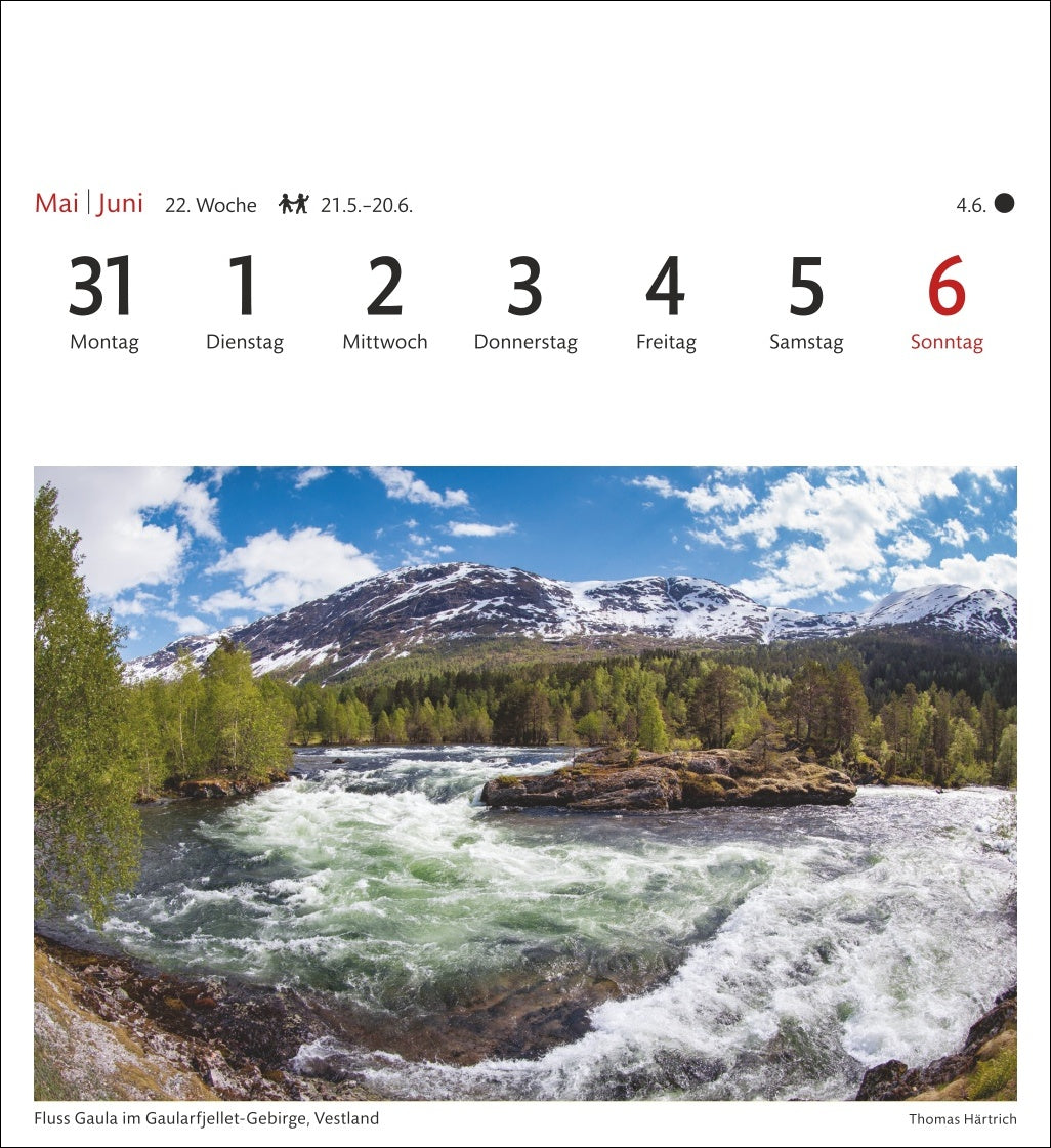 Norwegen - Sehnsuchts-Kalender 2027 - Harenberg