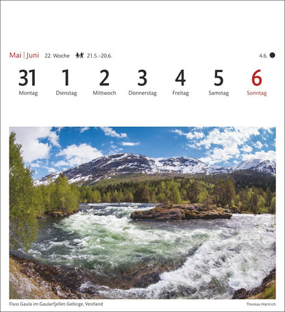 Norwegen - Sehnsuchts-Kalender 2027 - Harenberg