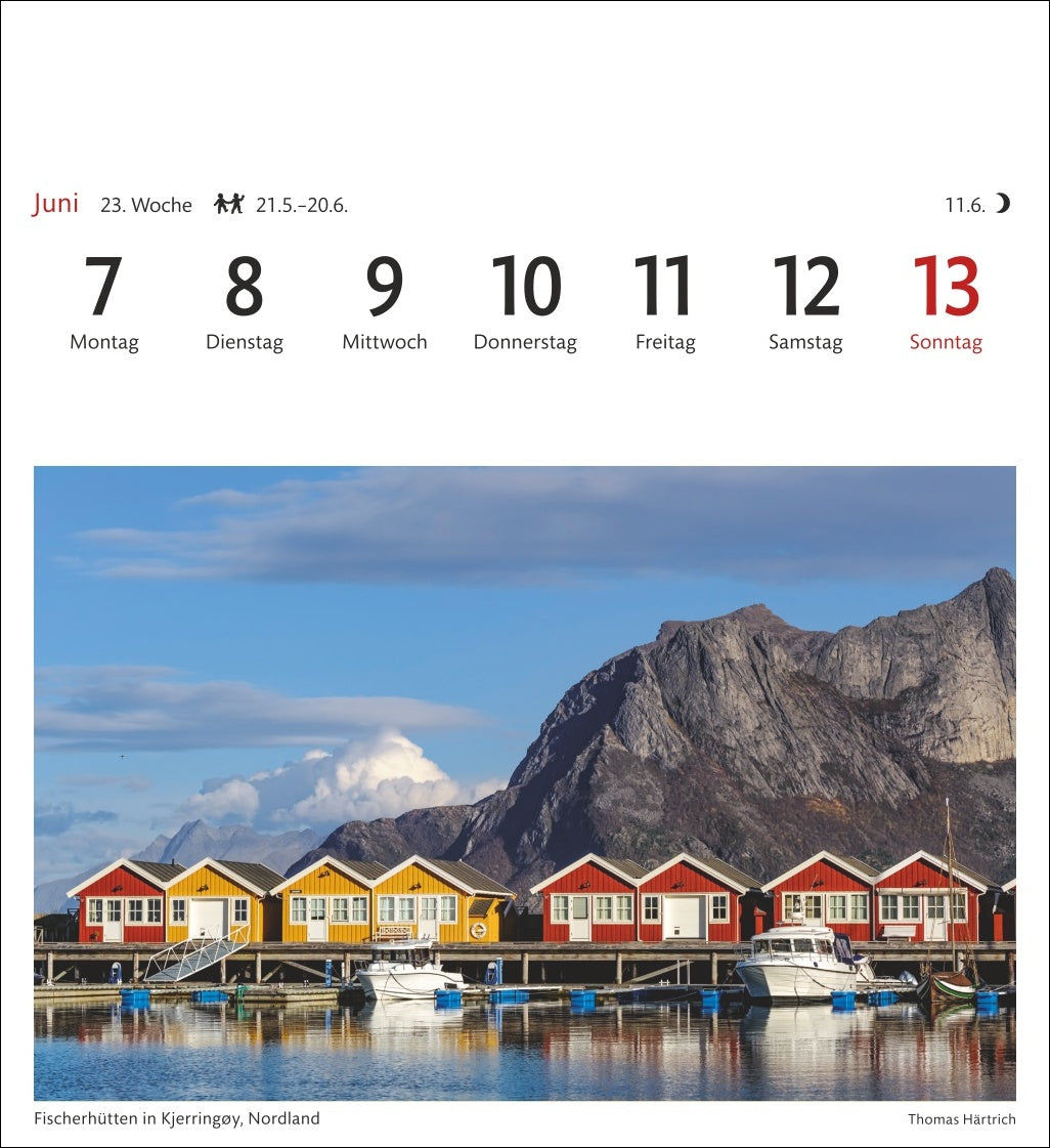 Norwegen - Sehnsuchts-Kalender 2027 - Harenberg