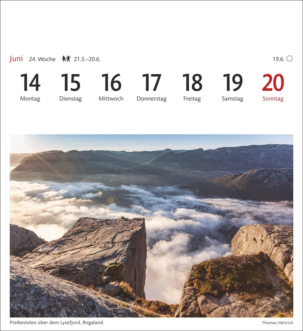 Norwegen - Sehnsuchts-Kalender 2027 - Harenberg
