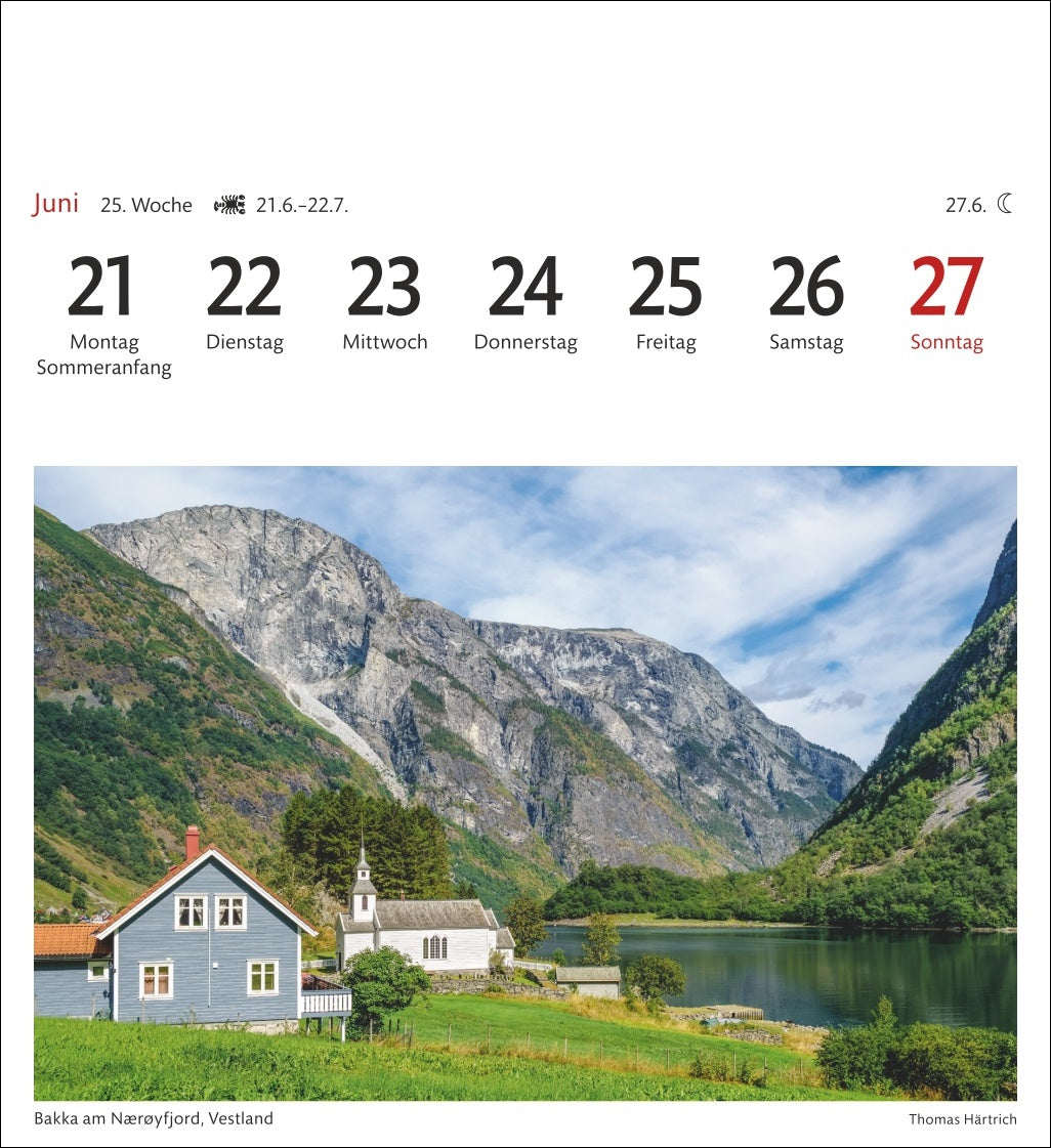 Norwegen - Sehnsuchts-Kalender 2027 - Harenberg