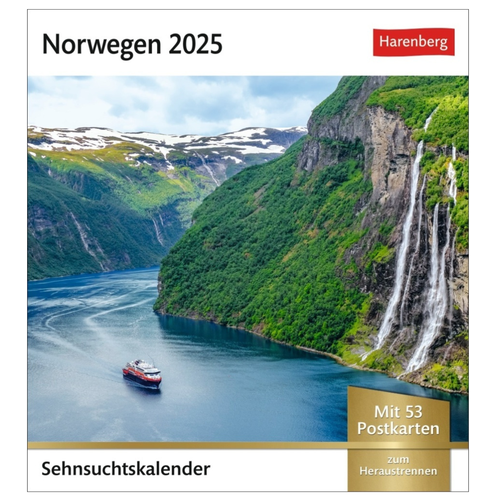 Norwegen - Sehnsuchts-Kalender 2025 - Harenberg