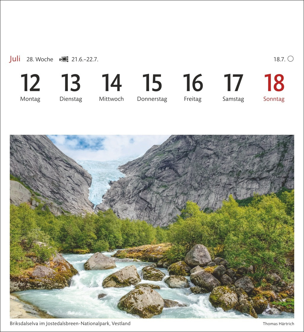 Norwegen - Sehnsuchts-Kalender 2027 - Harenberg