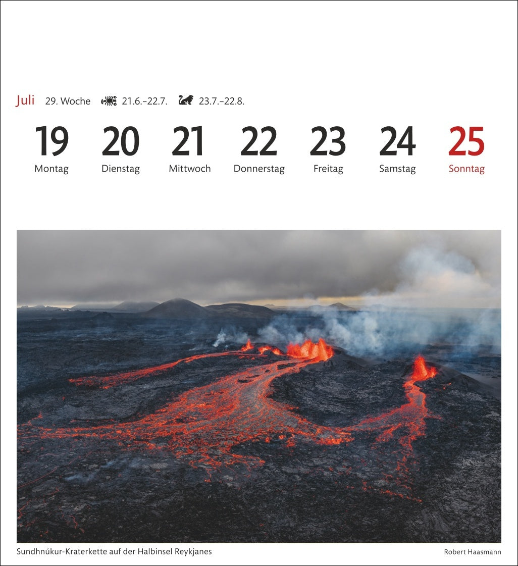 Island - Sehnsuchts-Kalender 2027 - Harenberg