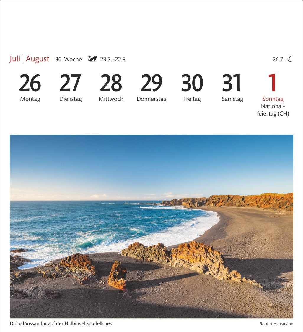 Island - Sehnsuchts-Kalender 2027 - Harenberg