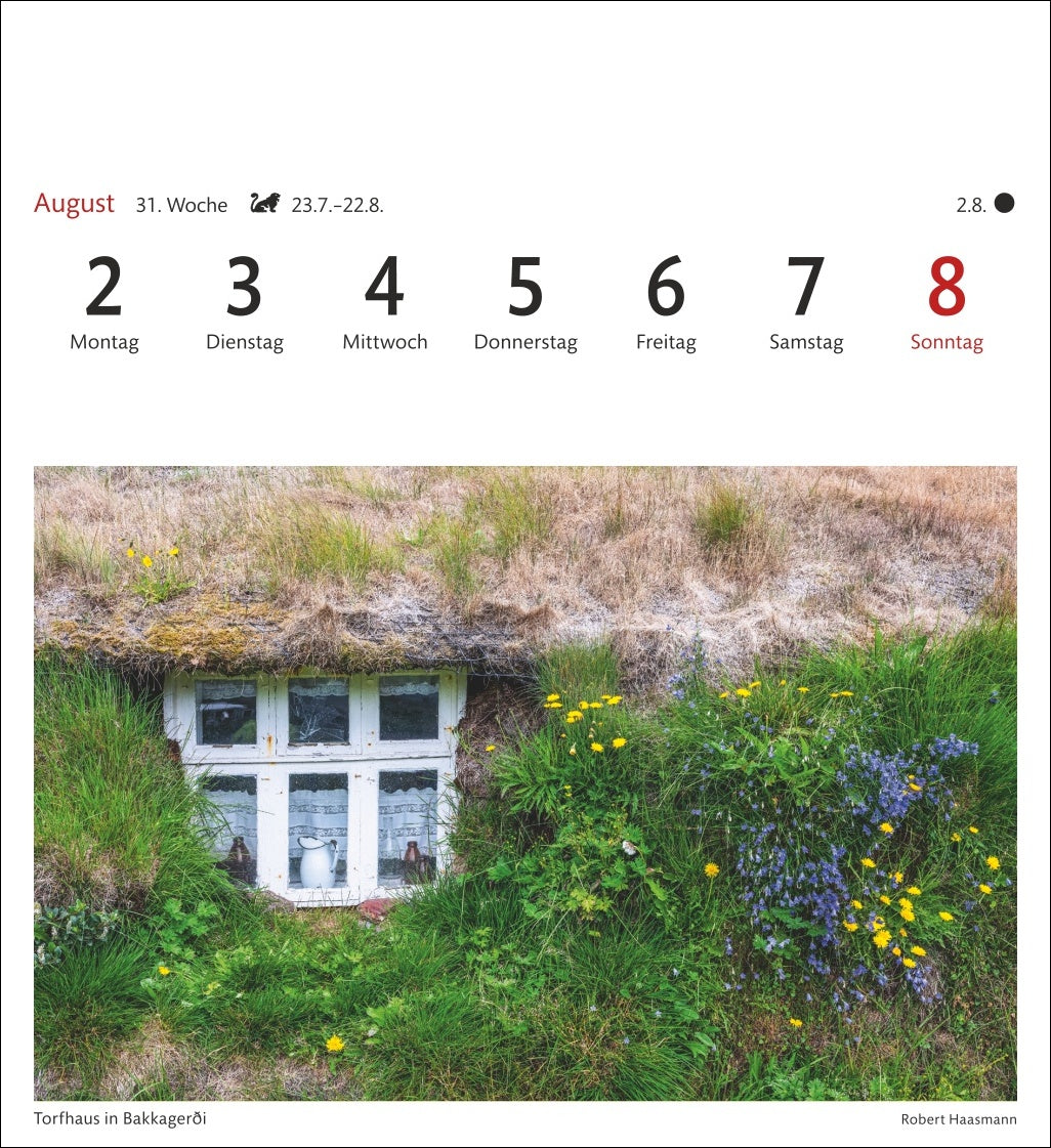 Island - Sehnsuchts-Kalender 2027 - Harenberg