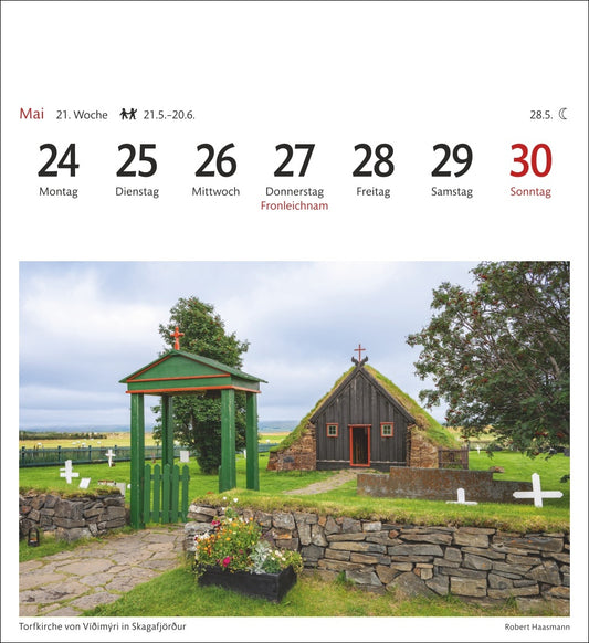 Island - Sehnsuchts-Kalender 2027 - Harenberg