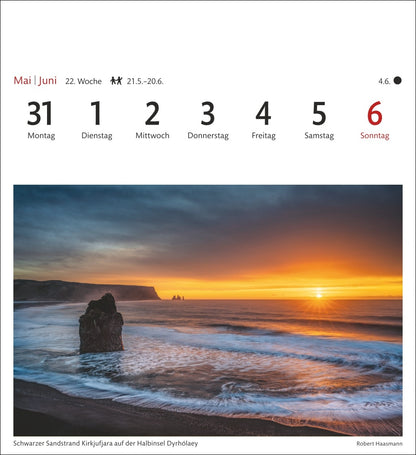 Island - Sehnsuchts-Kalender 2027 - Harenberg