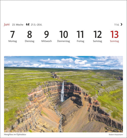 Island - Sehnsuchts-Kalender 2027 - Harenberg