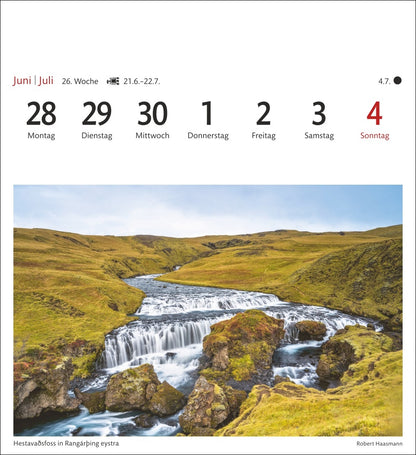 Island - Sehnsuchts-Kalender 2027 - Harenberg