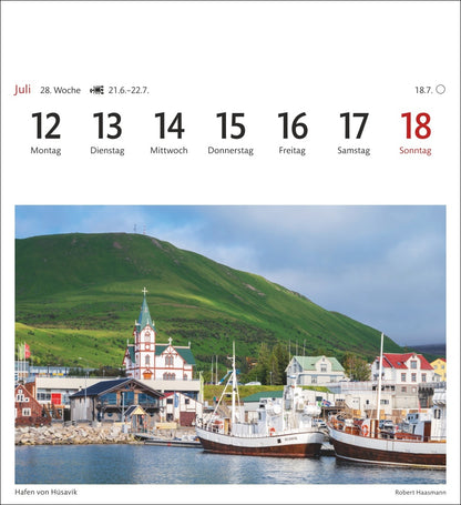 Island - Sehnsuchts-Kalender 2027 - Harenberg
