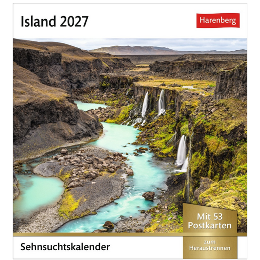 Island - Sehnsuchts-Kalender 2027 - Harenberg