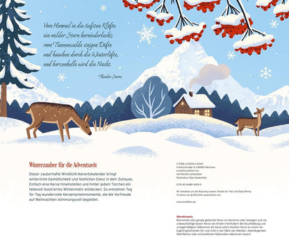 Adventskalender & Windlicht - Winterzauber für die Adventszeit