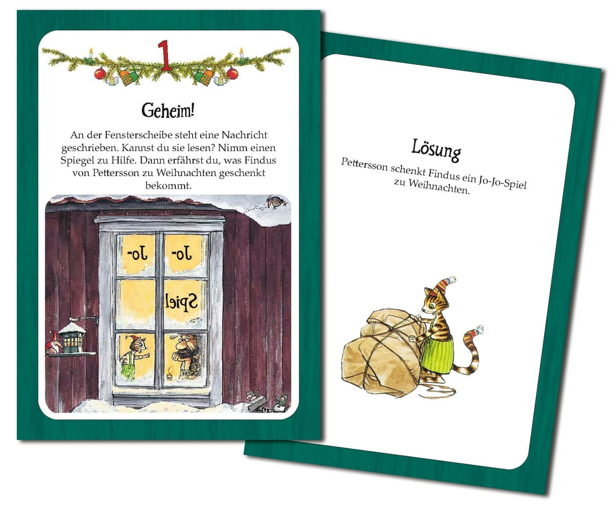 Adventskalender - Pettersson und Findus feiern Weihnachten