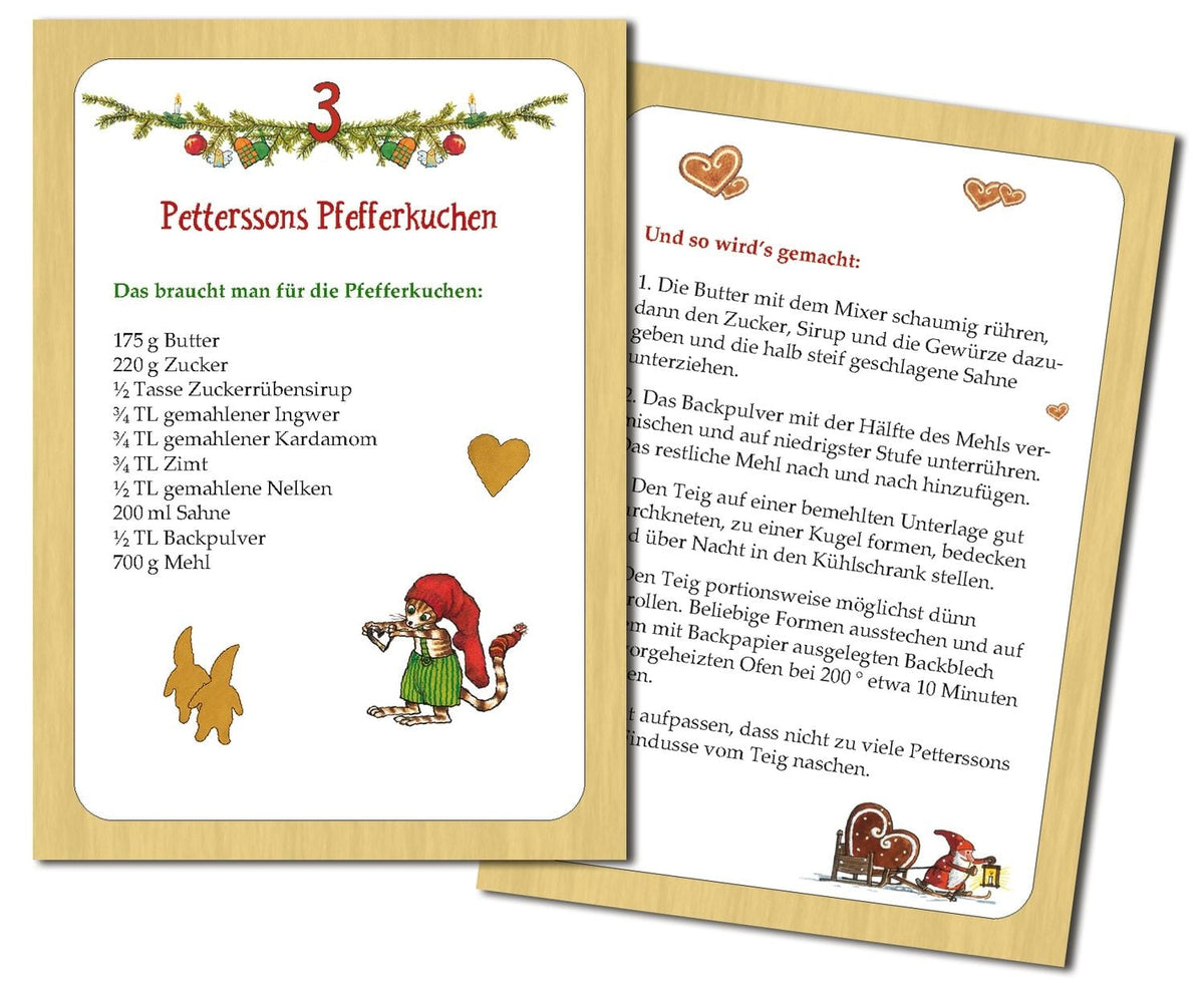Adventskalender - Pettersson und Findus feiern Weihnachten