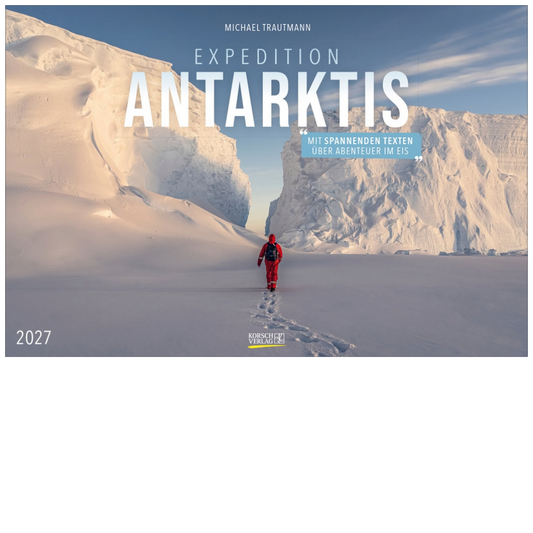Expedition Antarktis - Wandkalender 2027 - 58 x 39 cm - Korsch Kalender