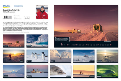 Expedition Antarktis - Wandkalender 2027 - 58 x 39 cm - Korsch Kalender