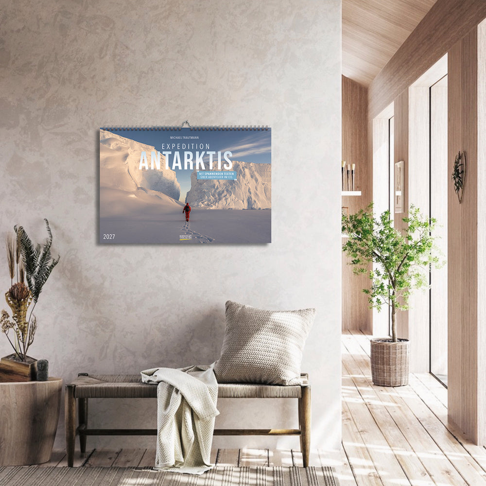 Expedition Antarktis - Wandkalender 2027 - 58 x 39 cm - Korsch Kalender