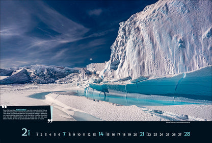 Expedition Antarktis - Wandkalender 2027 - 58 x 39 cm - Korsch Kalender
