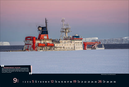 Expedition Antarktis - Wandkalender 2027 - 58 x 39 cm - Korsch Kalender