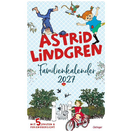 Astrid Lindgren Familienkalender 2027 - 25 x 27 cm