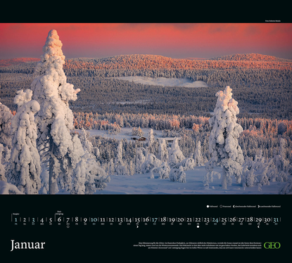 GEO SAISON Im Licht des Nordens - Wandkalender 2027 - 50 x 45 cm