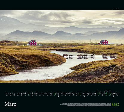 GEO SAISON Im Licht des Nordens - Wandkalender 2027 - 50 x 45 cm