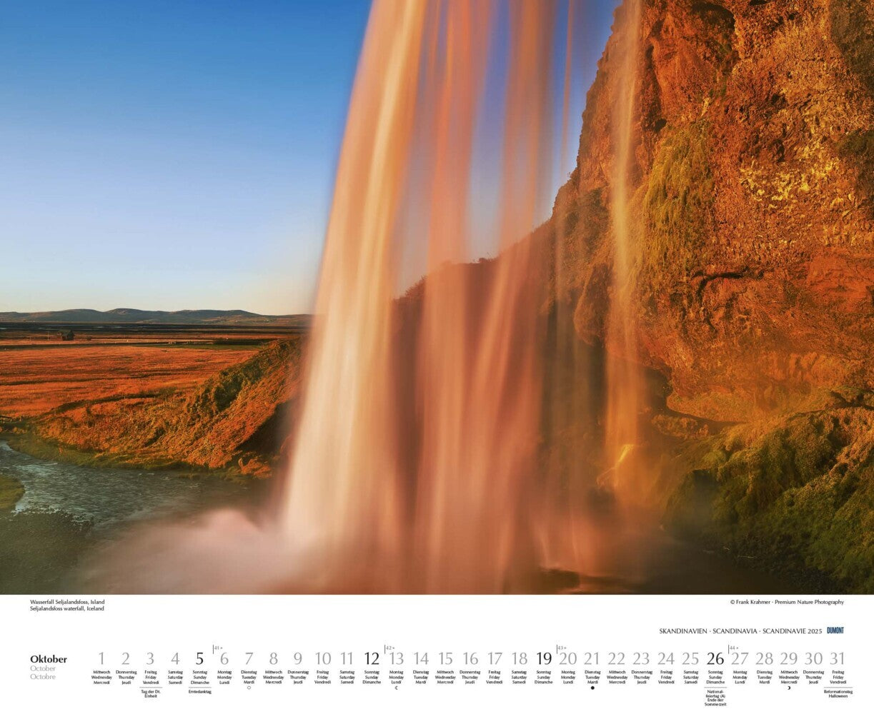 Schönheit des Nordens - Wandkalender 2025 - 52 x 43 cm - DuMont Verlag