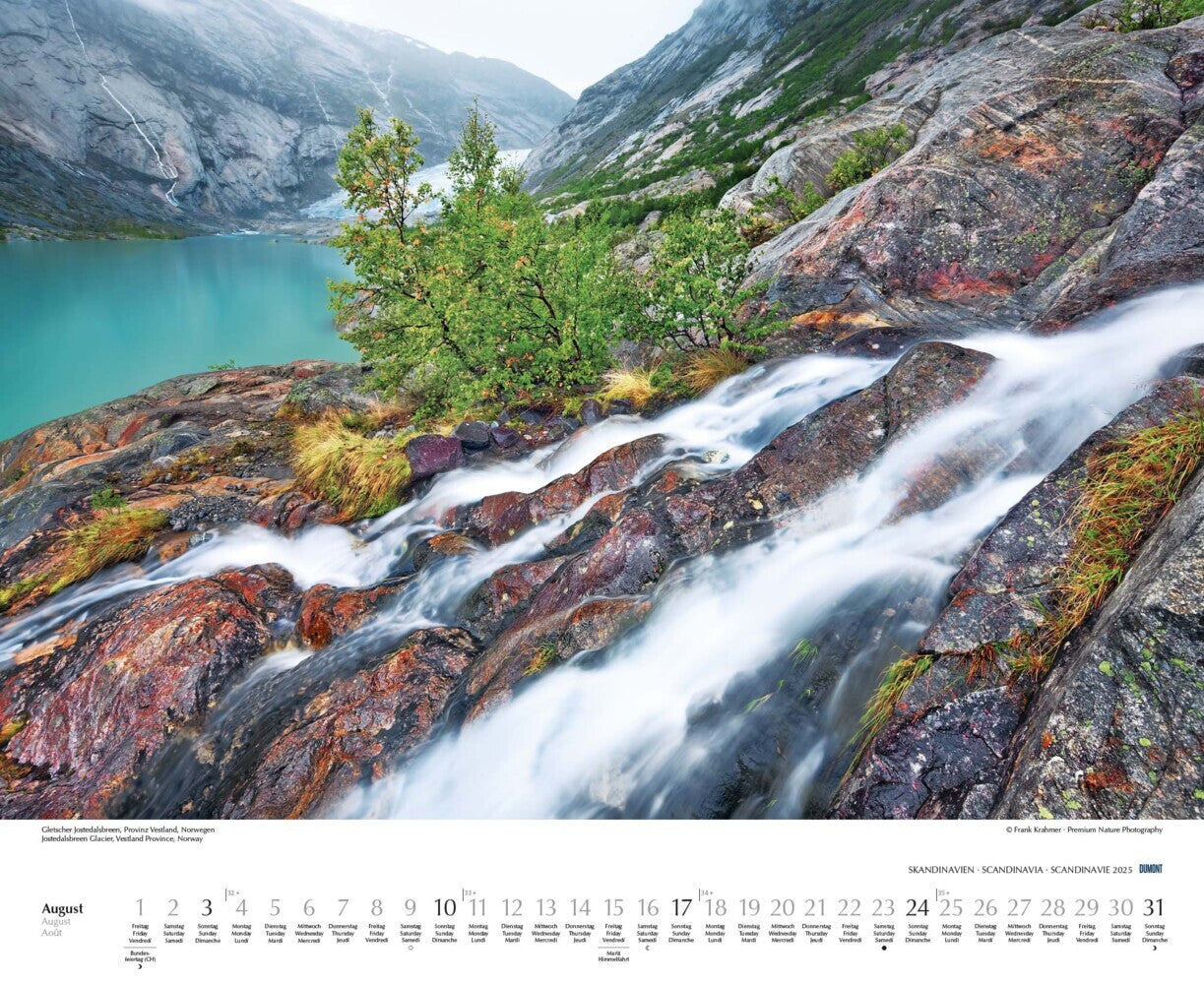 Schönheit des Nordens - Wandkalender 2025 - 52 x 43 cm - DuMont Verlag