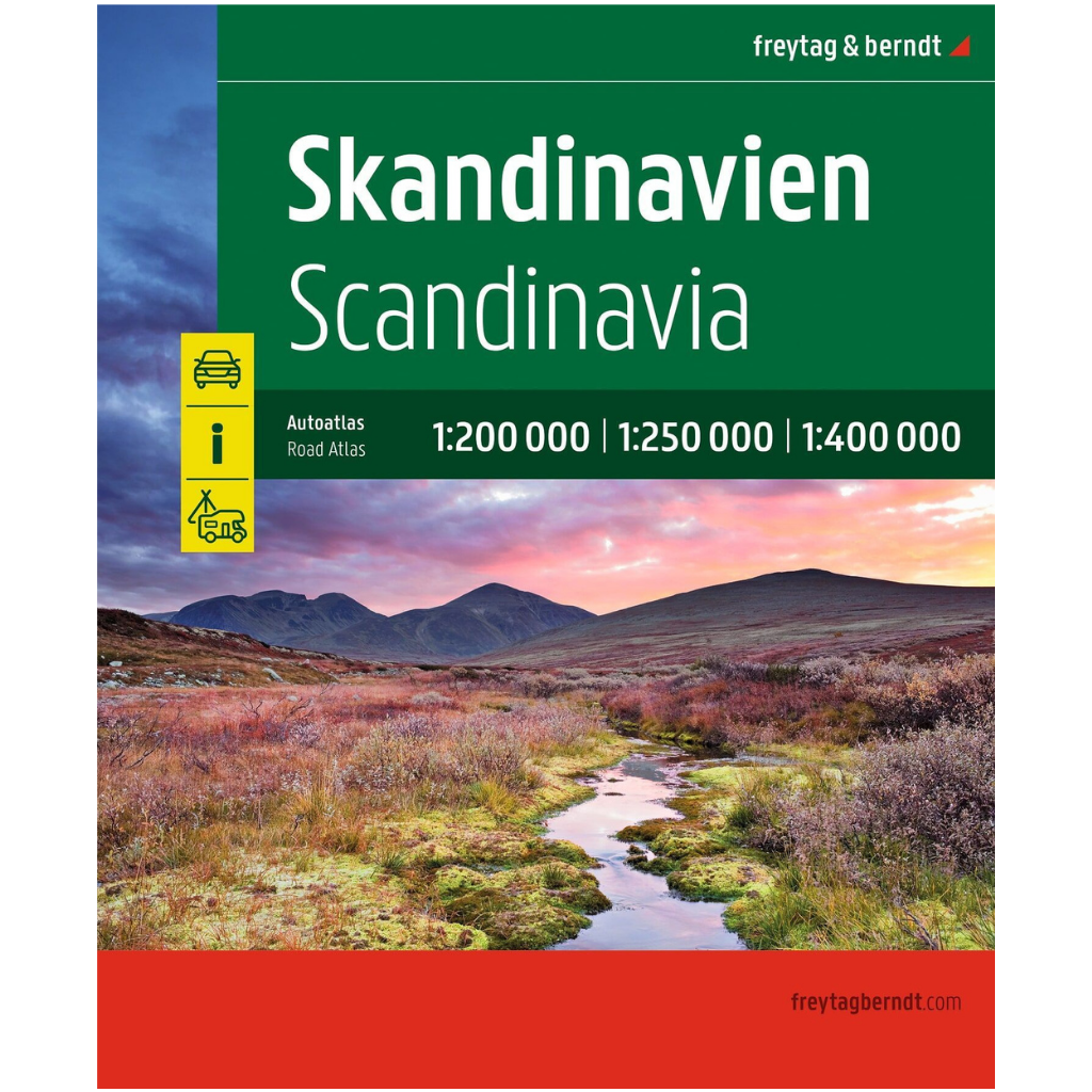 Scandinavia - Road Atlas 1:200,000 - 1:400,000 - Freytag &amp; Berndt