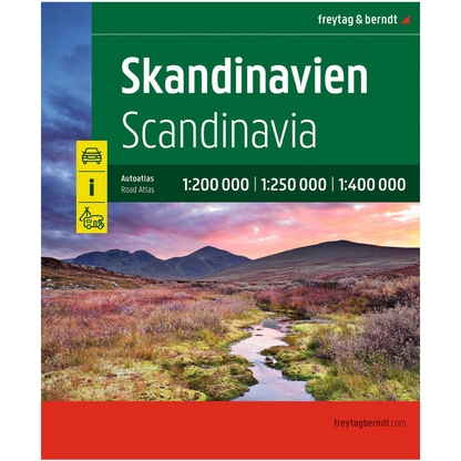 Scandinavia - Road Atlas 1:200,000 - 1:400,000 - Freytag &amp; Berndt