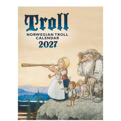 Troll Calendar Lidberg - Mini Calendar 2025 - 8 x 10 cm - Aune Forlag