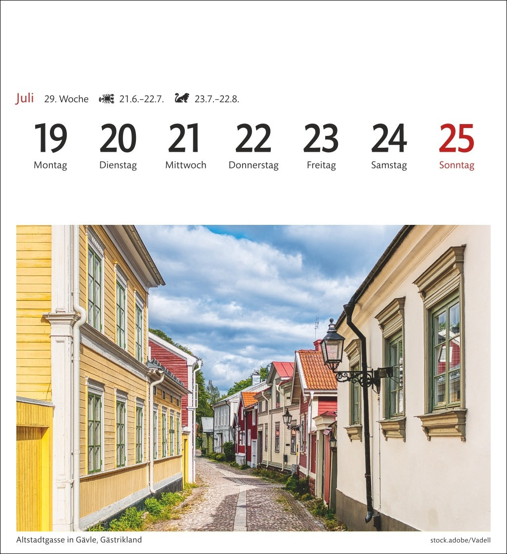 Schweden - Sehnsuchts-Kalender 2027 - Harenberg