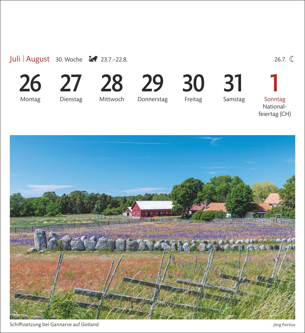 Schweden - Sehnsuchts-Kalender 2027 - Harenberg