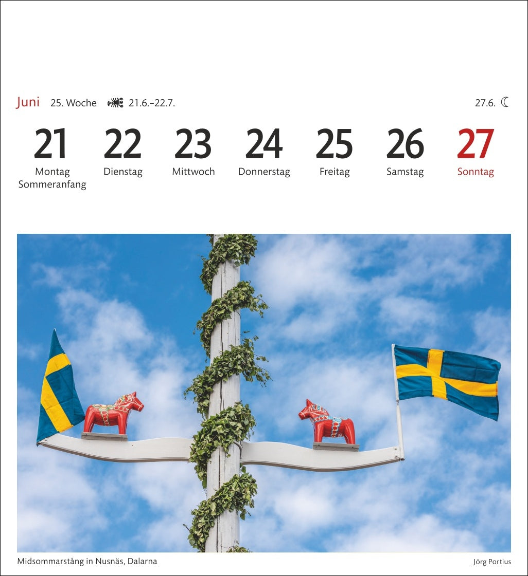 Schweden - Sehnsuchts-Kalender 2027 - Harenberg