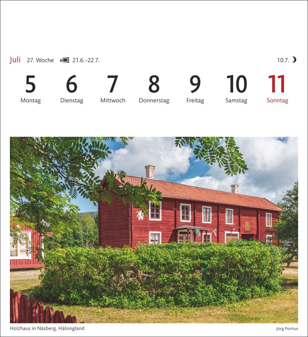 Schweden - Sehnsuchts-Kalender 2027 - Harenberg