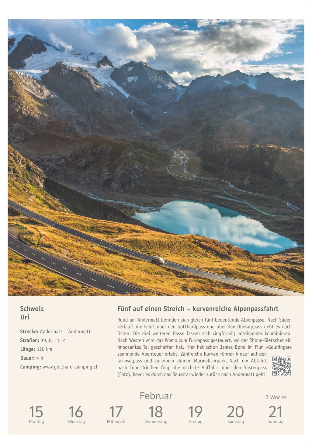 Campinglust - Wochen-Kultur-Kalender 2027 - 25 x 36 cm - Harenberg